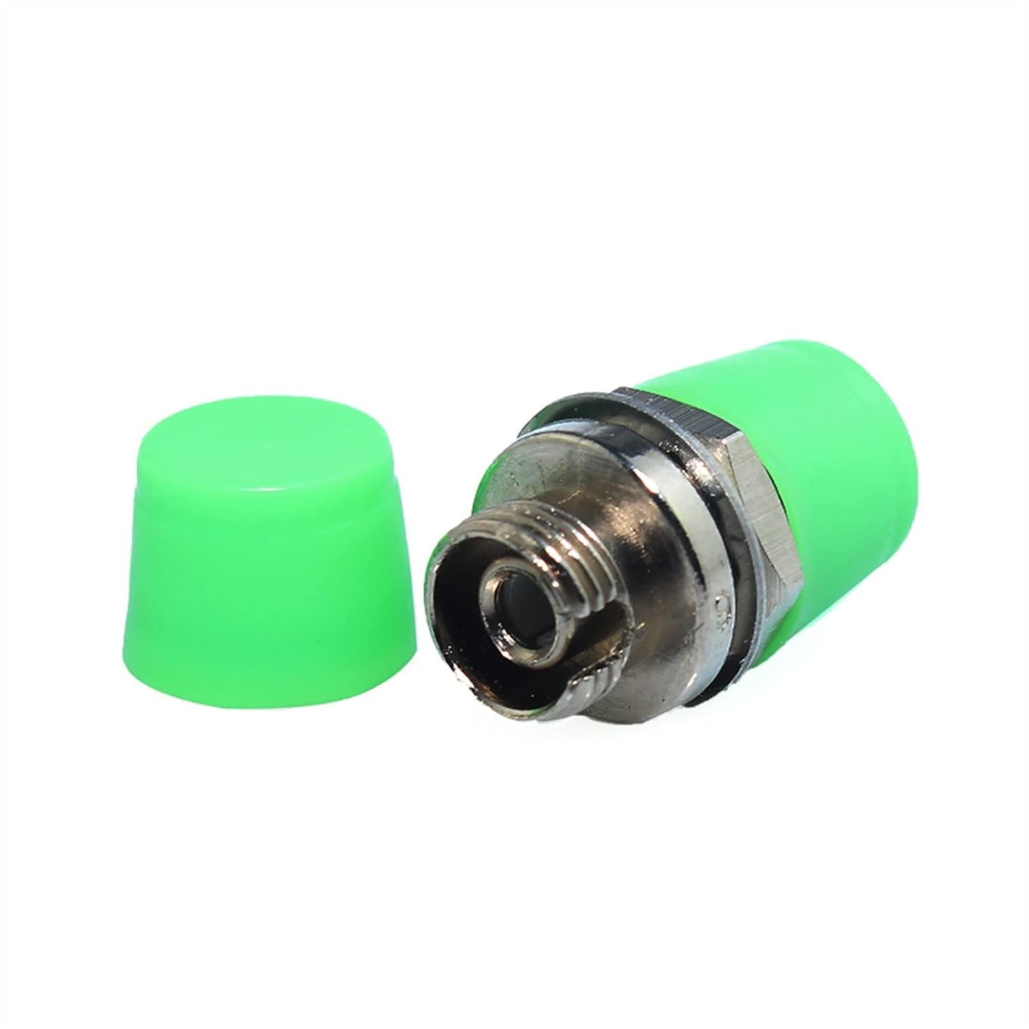 Communication Equipment 50PCS FC APC Small D Sample Fiber Optic Adapter FC Optical Fiber Coupler FC Circular Fiber Flange FC Connector Optical Fiber Fittings