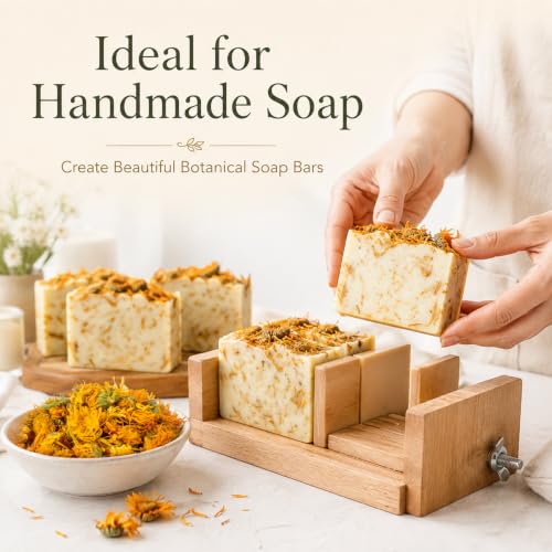 Image of Sukh 6oz Dried Calendula Flowers Bulk - Natural Marigold for Soap Making | Calendula Herb Dried Flowers for Candle Bath Bombs Sachets, Wedding Home Event Decor, Natural Botanical DIY Craft Supplies