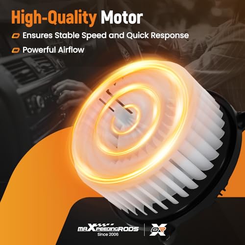 Image of maXpeedingrods HVAC Heater Blower Motor Assembly 8710304050 Fits for Toyota Tacoma 2016-2022 L4 2.7L Tacoma 2016-2022 V6 3.5L, Heater Blower Motor # PM5197 75106