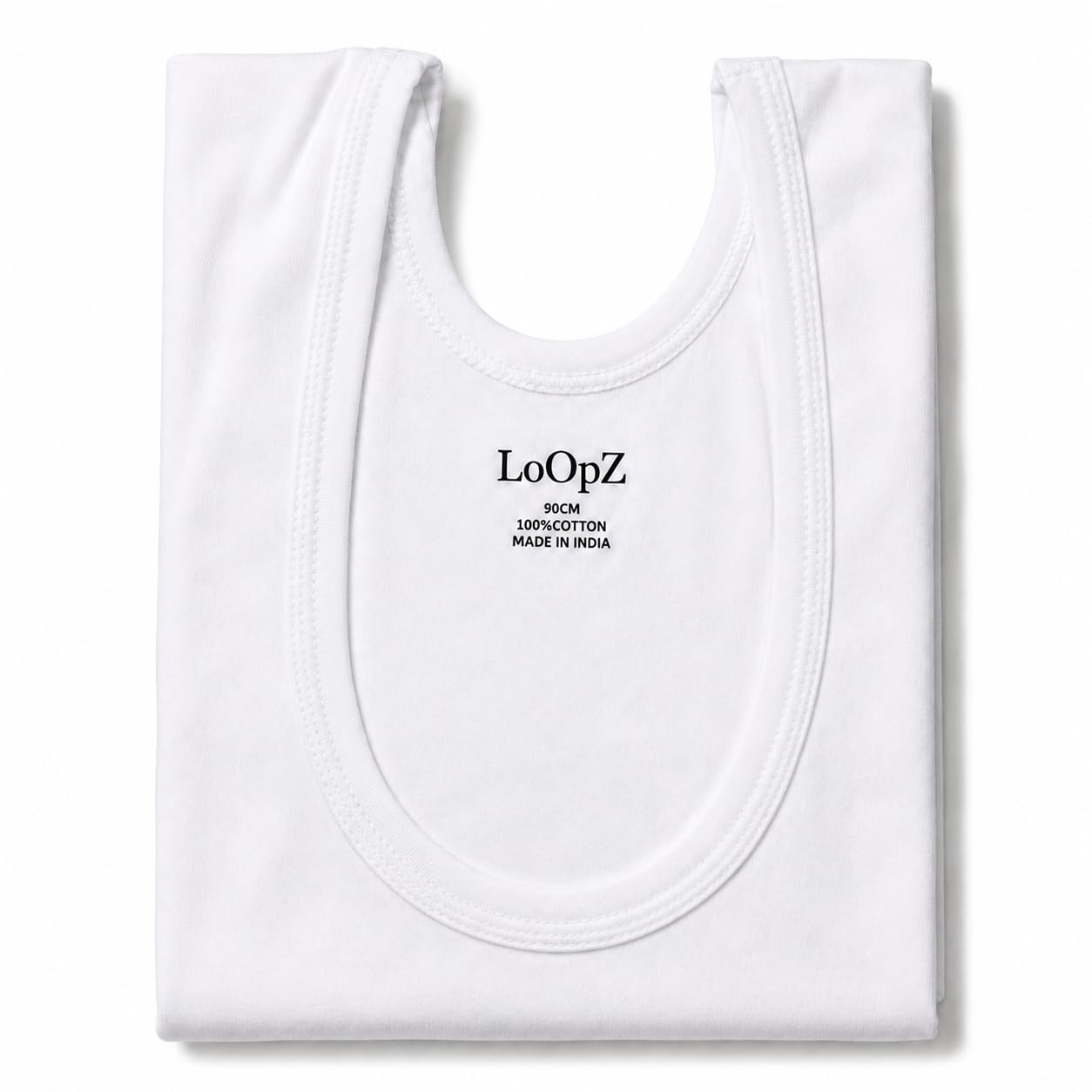 lo0pz LoOpZ Men’s Cotton Baniyan Pack of 1 | 90 CM White Innerwear Vest for Men | 100% Cotton Sleeveless Gym Vest | Soft Breathable Round Neck Regular Fit Men’s Inner-picture-30