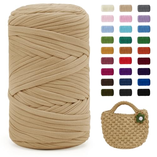 JeogYong T-Shirt Yarn, 400g/131 Yards Elastic...