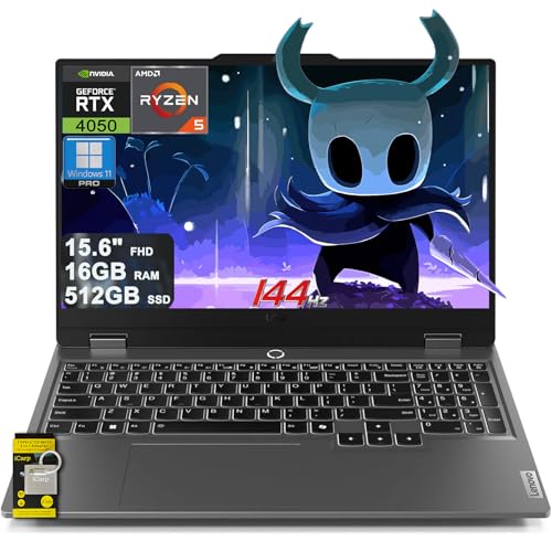 Lenovo LOQ Gaming Laptop 15.6" FHD 144Hz Ryzen 5 16GB 512GB SSD RTX 4050 miniatura 1