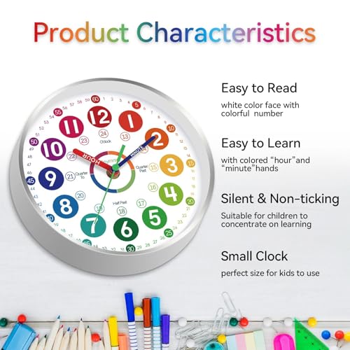 Save 50% Off Roymnie Kids Learning Wall Clock - Only $9.99 - Image 7
