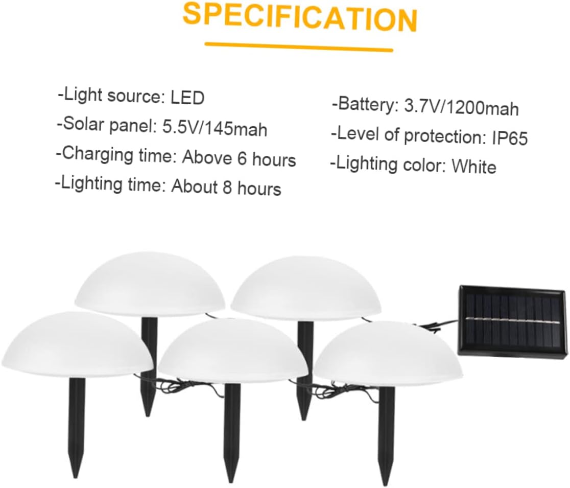 Solar Lawn Lamp Outdoor Garden Landscape Light Hemisphere Solar Lamp Adorn No Wire Electricity Required