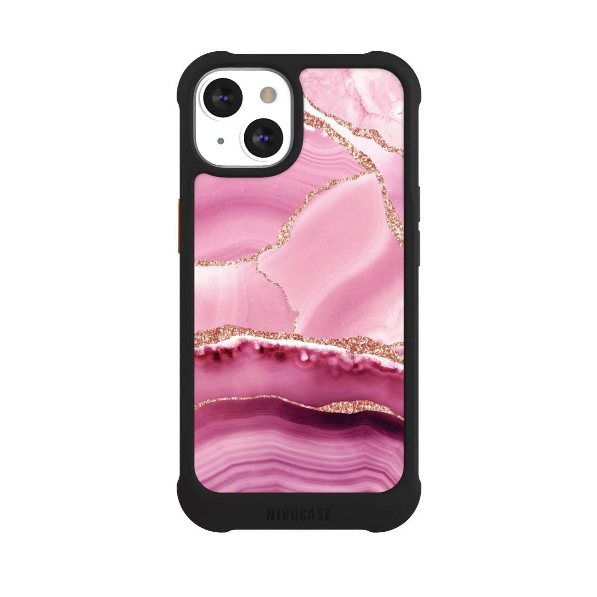 Custodia per Apple iPhone 13 Sirenetta Marmo Glitter Look