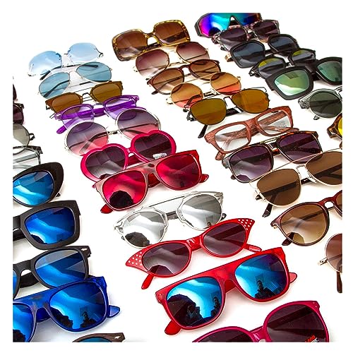 zeroUV 75 Pack Sunglasses Assorted Styles and Colors Bulk Glasses