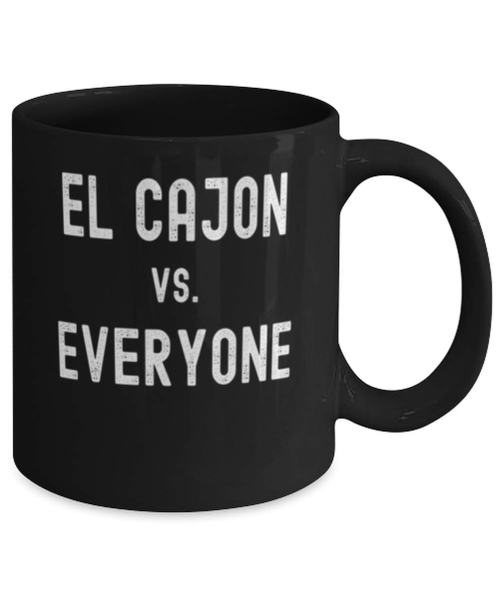 El Cajon vs Everyone Coffee Mug 11oz, black