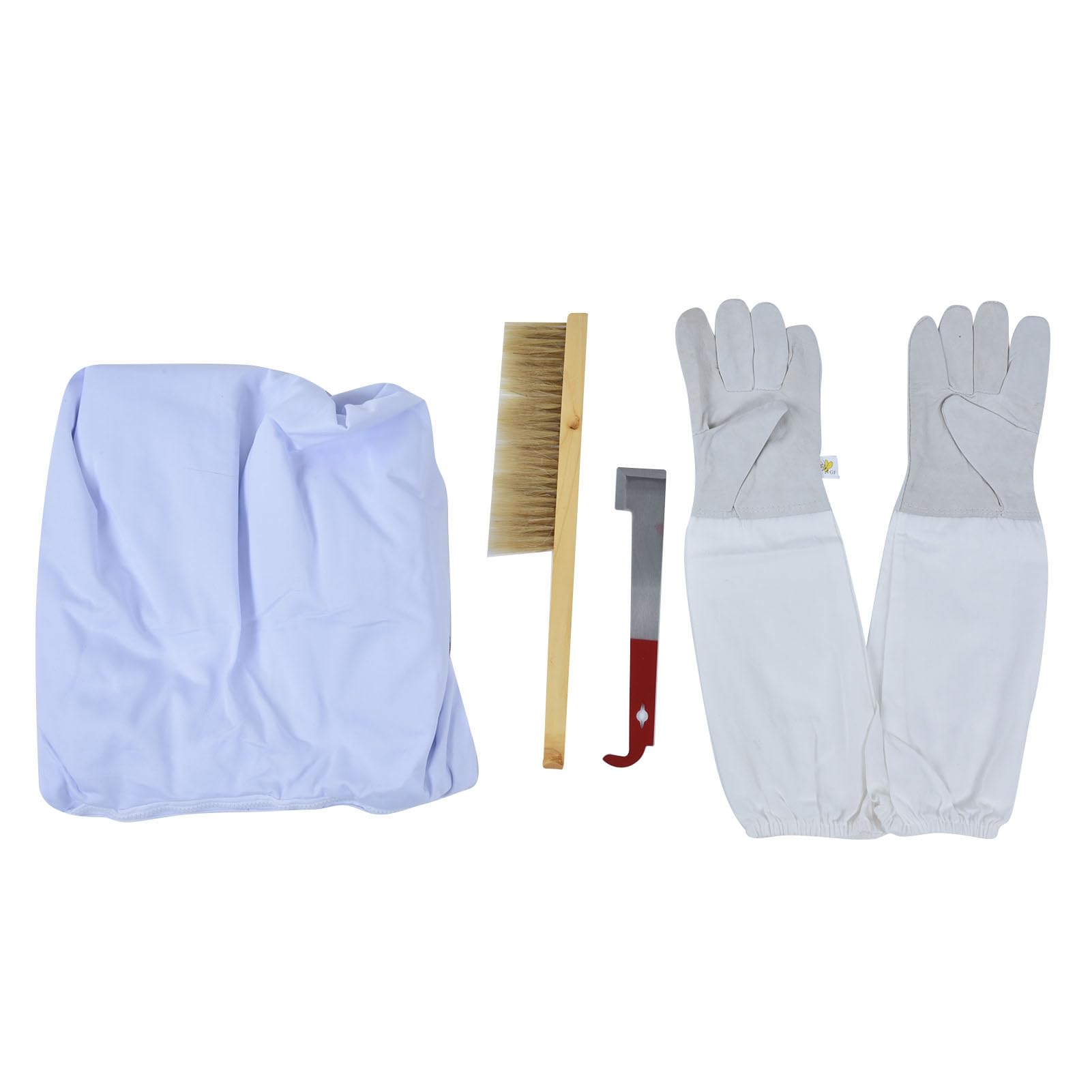 Set Tuta per Apicoltura XXL Giacca Protettiva Ventilata Raschietto Kit di Strumenti con Spazzola per Api per Apicoltori Professionisti