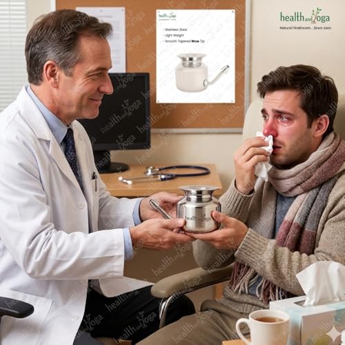 Stainless Steel Ayurvedic Neti Pot