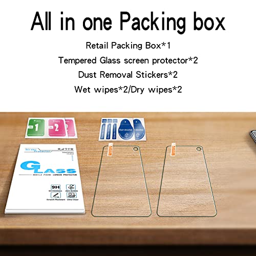 Katin [2-Pack] For Samsung Galaxy S10E Tempered Glass Screen Protector Anti Scratch, Bubble Free, 9H Hardness, Case Friendly #TOP6