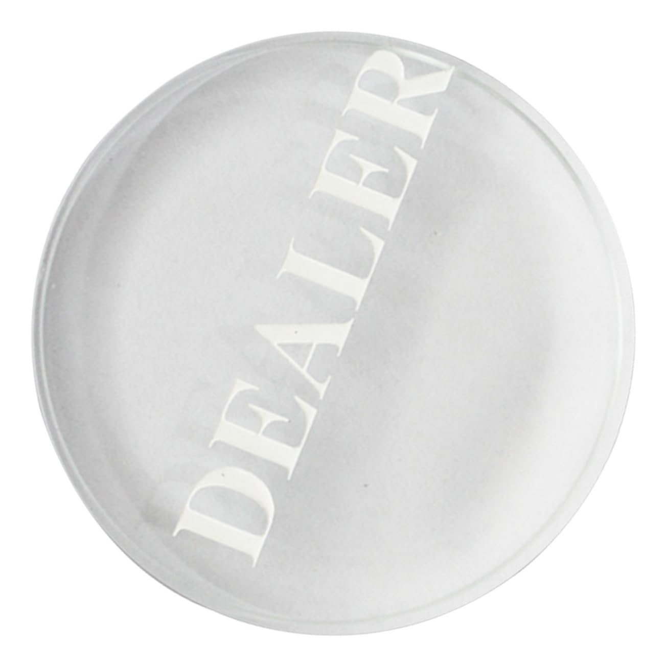 KICHOUSE Poker Button for Game Poker Chip Letters Wear-Resistant and Sturdy Poker Game Accessory