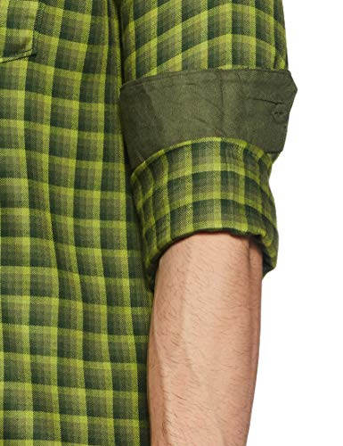 Image of Ruggers by Unlimited Men's Checkered Regular Fit Casual Shirt