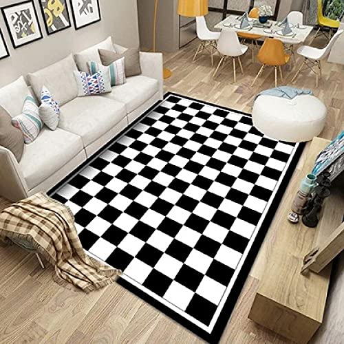 Tapis de maison simple carré pour réchauffer un sol de salon carrelé - 2