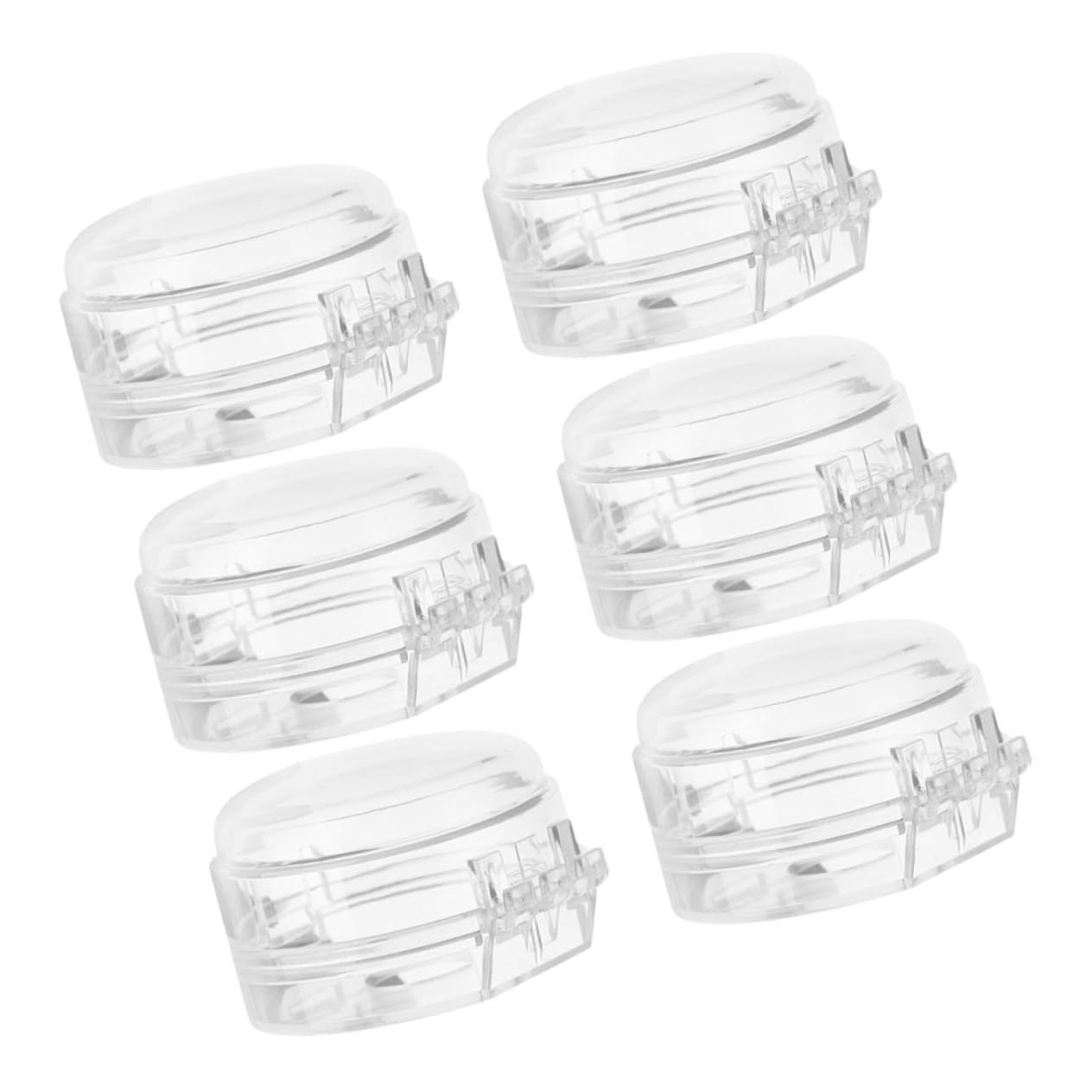 Totority Childproof Oven Knob Covers 6 Pack Gas Electric Stove Locks Easy to Clean Plastic Toddler Safe