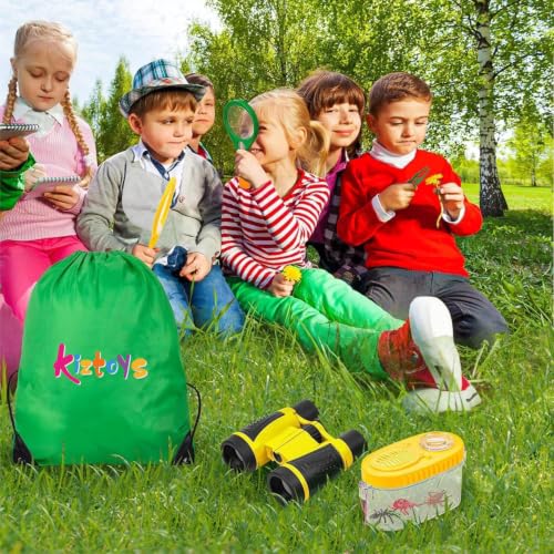 Forscherset für Kinder, Fernglas für Kids 22-teiliges Entdecker Set – Ansicht 6