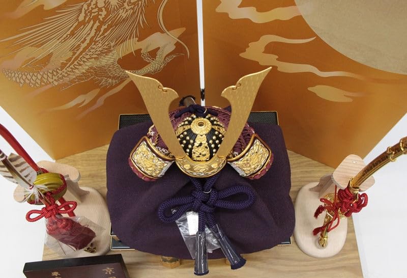 五月人形 兜 平飾り 8号（245to0345）武久 ym1144（gk105/yb1044