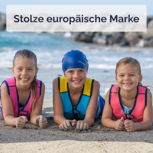 Limmys Premium Schwimmweste für Kinder – Moderne Schwimmhilfe für Jungen, Mädchen und Kleinkinder – Mit praktischer Tragetasche