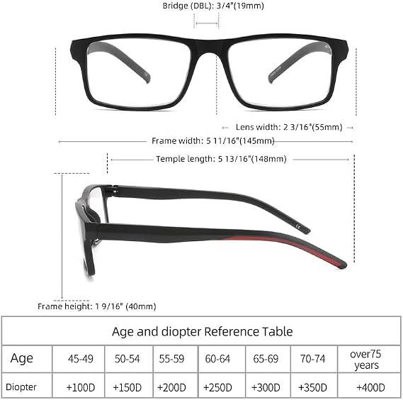 4 Pack Reading Glasses Blue Light Blocking for Men Women,Rectangular Frame Computer Readers with Spring Hinge,Reading Glasses for Men Women,Anti Eyestrain/UV Ray Eyeglasses (0.0x)