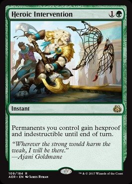 Magic The Gathering - Heroic Intervention (109/184) - Aether