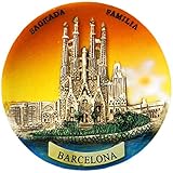 Basílica de la Sagrada Familia Barcelona España Imán de refrigerador.