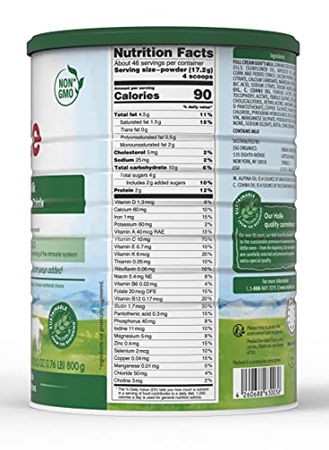 Holle - Goat Milk Toddler Formula - Easy to digest - Non-GMO with DHA for Healthy Brain Development - 1 Year & Up - Thumbnail 3