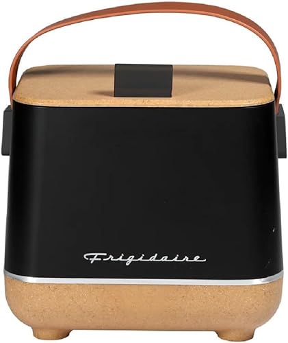 Miniatura 1 de Frigidaire EFMIS310-Negro (Renovado) - Mini refrigerador personal portátil con tapa de apertura superior aislada para 6 latas o 4 litros, color