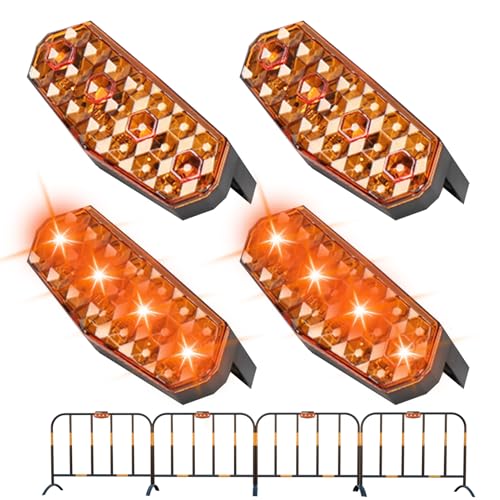 Luci stroboscopiche per camion - Luce di guida di sicurezza, apparecchiatura per allarme automobilistico | Gruppo lampeggiante notturno, di allarme a 4 pezzi per veicoli motociclette Guardrail