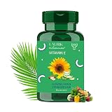 Oxena Plant Based Natural Vitamin E Capsules for Glowing Skin and Health Care with Sunflower Oil, Al
