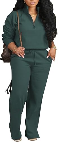 HipGlamp Soft Women's Tracksuit Set 2 Piece Outfit with Drawstring Waist Relaxed