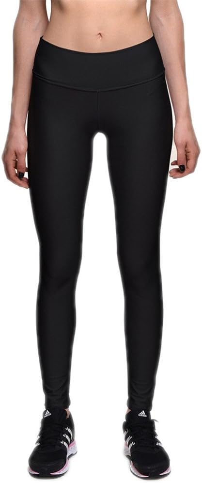 Women Pure Black High Waist Fashion Elasticity Leggings