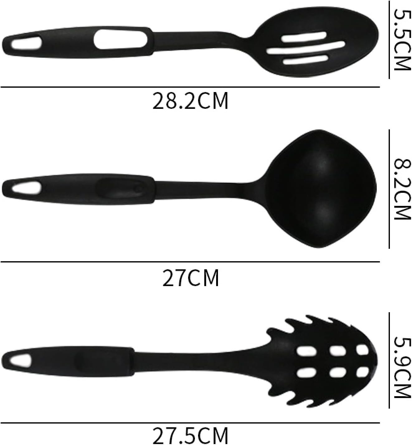 Cooking Utensil Sets Kitchen Utensils Set, Cooking Utensils Set, 6Pcs Kitchen Utensils Set Non Stick Kitchenware Cooking Tools Spoon Soup Ladle Spatula Shovel