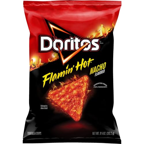 Doritos Tortilla Chips Flamin' Hot Nacho, 9.25 Oz