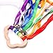 DILIMI Rainbow Hand Ribbon Kite Baby Sensory Toys Waldorf Hand Kite Montessori Learning Toy Cloud Rainbow Hand Kite Set of 2 Gift for Kids