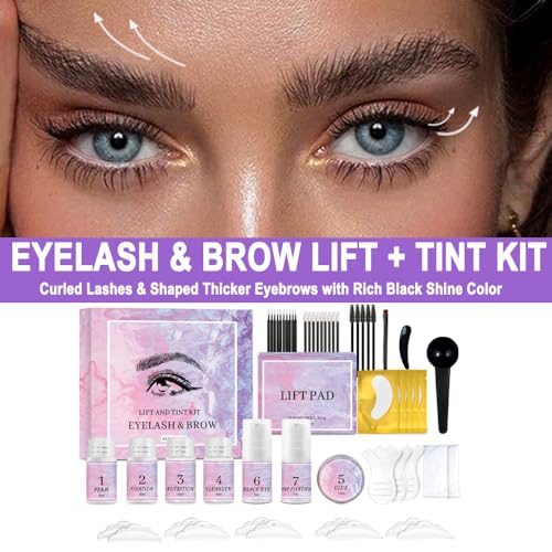 SHEEYOON Lash Lift and Tint 2 in 1 Kit for Long Lasting Fuller Thicker Shaped Brow and Curlier Waved Lash - Image 2