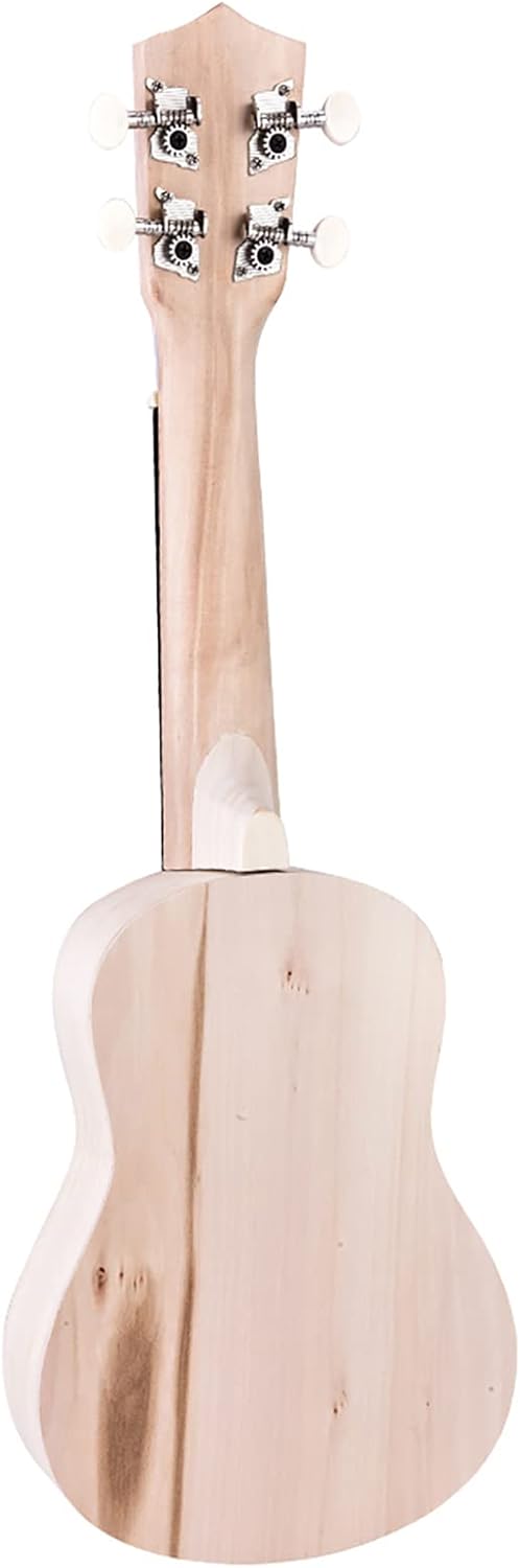 DIY Ukulele Kit, 21 Inch Basswood 4 String Guitar Build Your Own Ukulele Kit DIY Musical Instruments for Adults Beginners