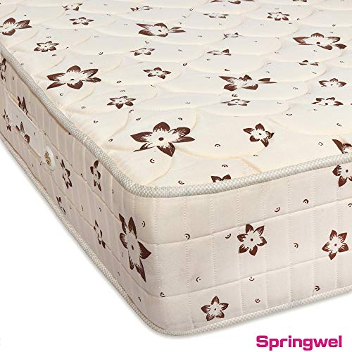 Image of Springwel Ecosoft 6-inch Single Size Pocket Spring Mattess (Beige, 78x30x6)