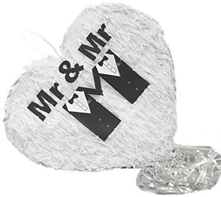 Mr & Mr Wedding Heart Pinata LGBTQ