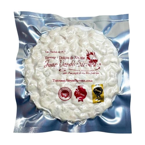 Torta Imperial de Turrón de Alicante (65% Almendra Marcona y miel de Azahar) 200g. - Juan Verdú Sirvent