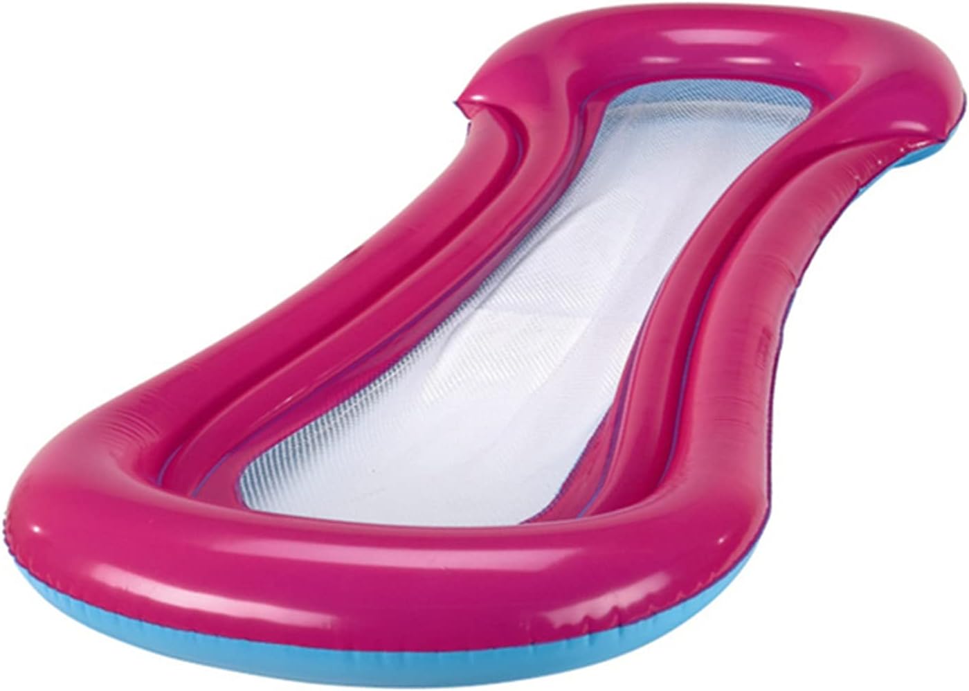 プールフロート インフレータブルフローティングマットレス行ビーチ夏のウォータースポーツプールラウンジベッドフローティングプールデッキチェア プールおもちゃ 色 Plum Size 160x160cm 公式の