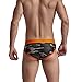 JOCKMAIL Men's Underwear Briefs Men's Sexy Briefs Breathable Comfortable Mesh Underwear Men's Low Rise Briefs (US, Alpha, XX-Large, Regular, Regular, Orange)