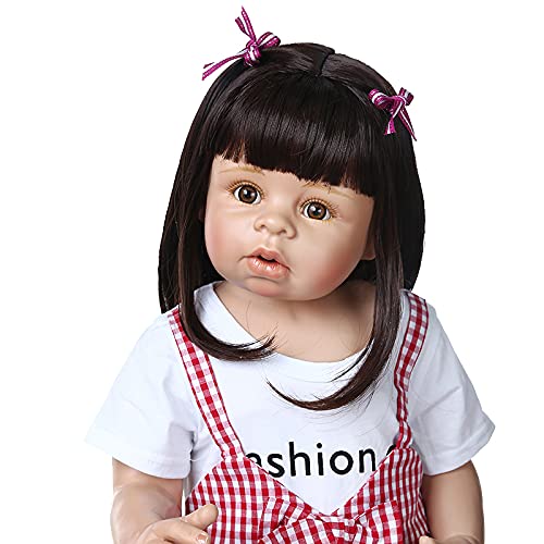 YIHANGG 70CM Reborn Kleinkindpuppe Lebensechte Babypuppen Mit Kugelgelenk Modell Für Kinderkleidung Kunstpuppe Zum Sammeln Spielzeug Spielkamerad – Bild 6