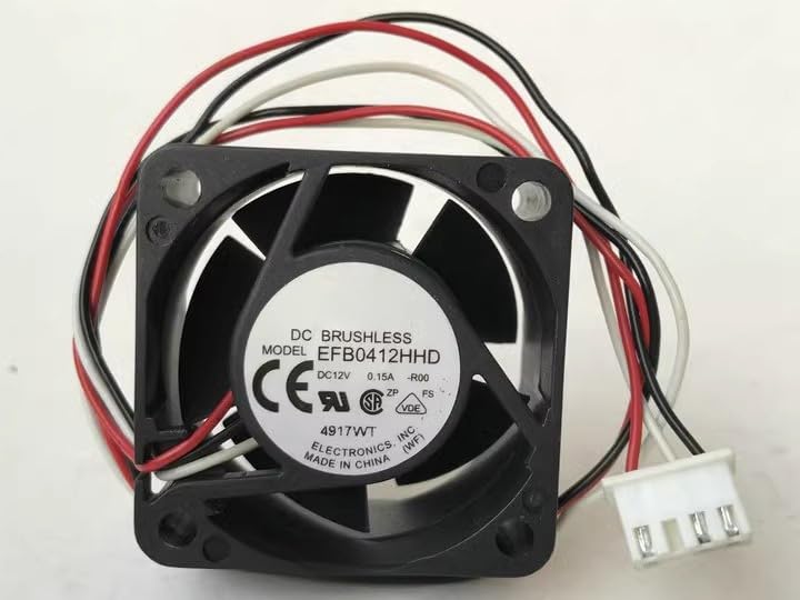 EFB0412HHD-R00 DC12V 0.15A Mini Cooling Fan - 40x40x20mm for Electronic Devices