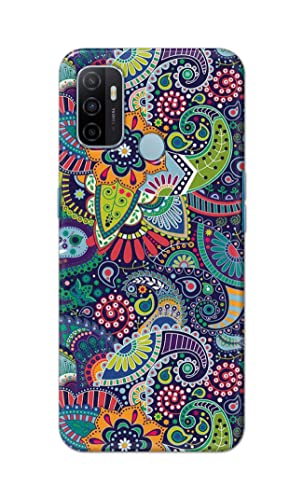 Image of Printed Hard Back Cover Case for Oppo A53 4G | Oppo A53S 4G | Oppo A32 | Oppo A33 2020 Back Cover (Miraculous Patterns) -1803