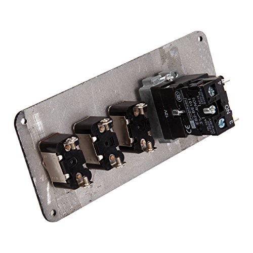 Iglobalbuy 12V Racing Car Engine Start Push Button Ignition Switch Panel 5 In 1 Led Toggle Switch #TOP7