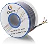 28 AWG 4-Core Shielded Audio Cable, 8M Black, for Audio/Video Equipment & Sound Systems