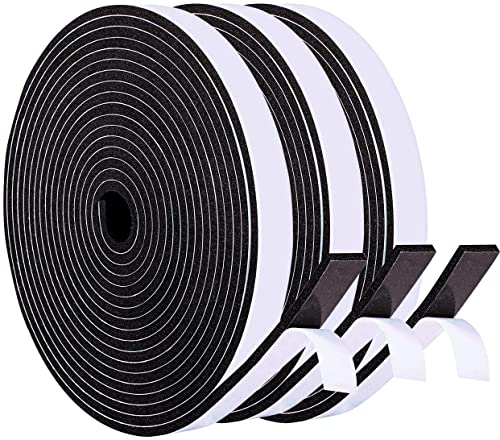 Zelfklevende Schuimrubber Strip 12x3mm – 15m Tochtstrip Zelfklevende Schuimrubber Strip 12x3mm – 15m Tochtstrip