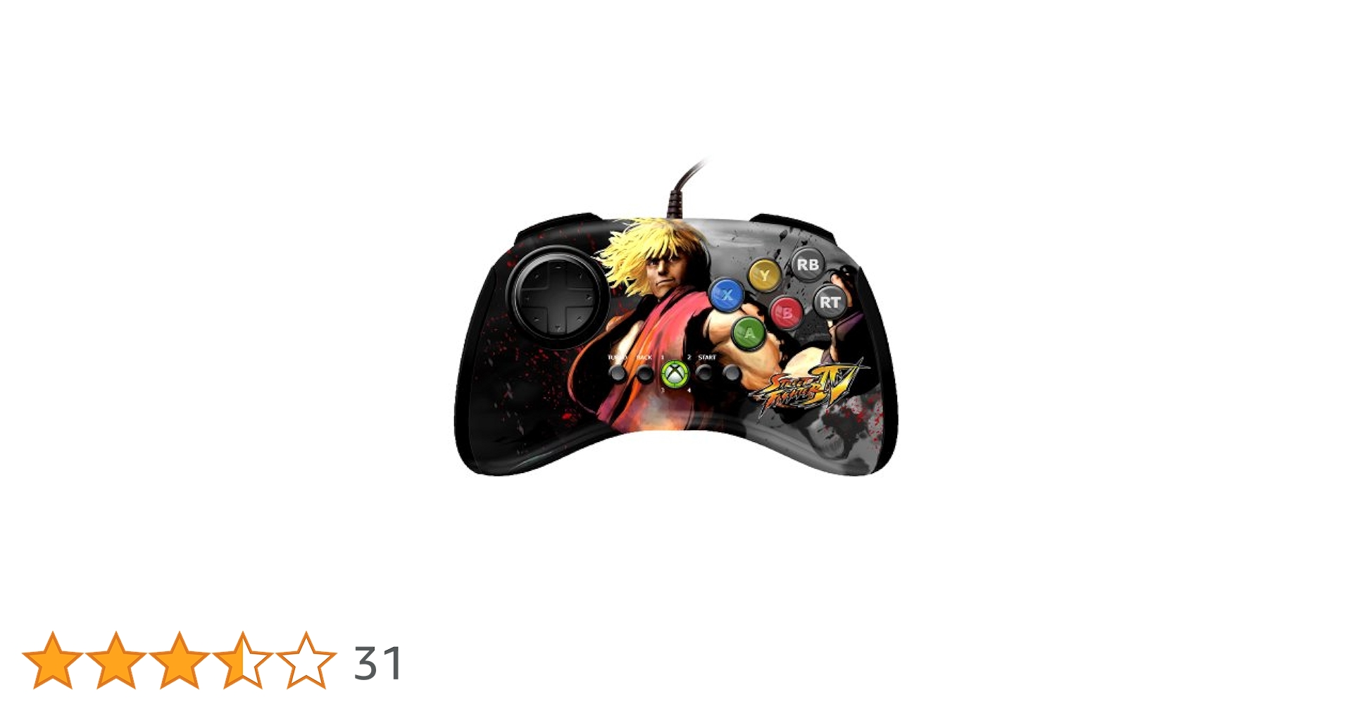 Mad Catz Xbox 360 Street Fighter IV FightPad - Ken (Xbox 360