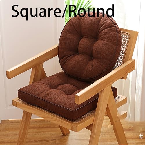 Coussin de chaise en lin épais pour soulager l'assise prolongée sur tabouret