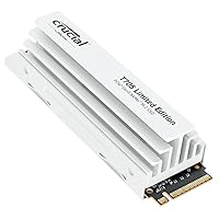 Crucial T705 SSD 2TB PCIe 5.0 x4 Gen5 NVMe M.2 con Dissipatore Bianco
