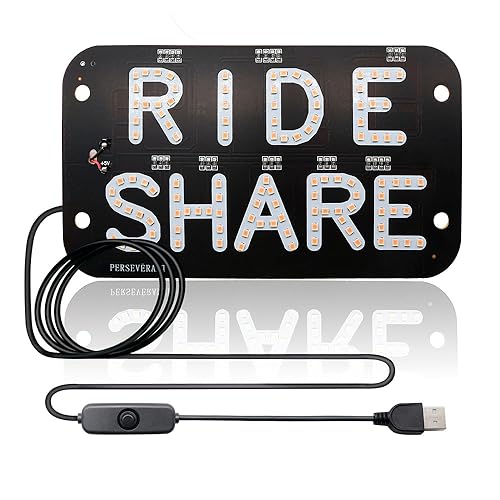 Accesorio LED para ventana de auto YSY Juren RideShare miniatura 1